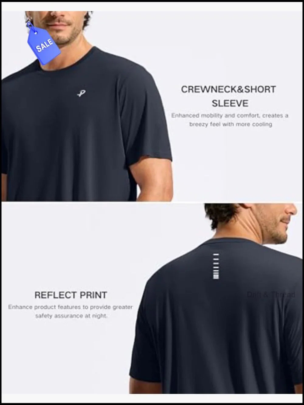 Men's Rashguard Swim Shirts UPF 50+ SPF Quick Dry Lightweight Beach Top